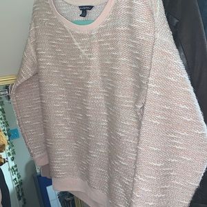Pink and White American Eagle Outfitters Sweater